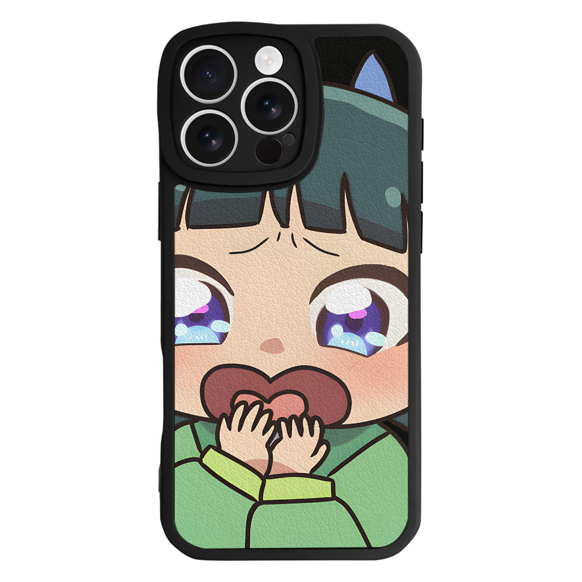 （画像用） 薬屋のひとりごと The Apothecary Diaries 【iPhone 16シリーズ対応】シリコンスマホケース（レザー調） 材質：シリコン